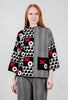 XOXO Knit Sweater, Gray/Red