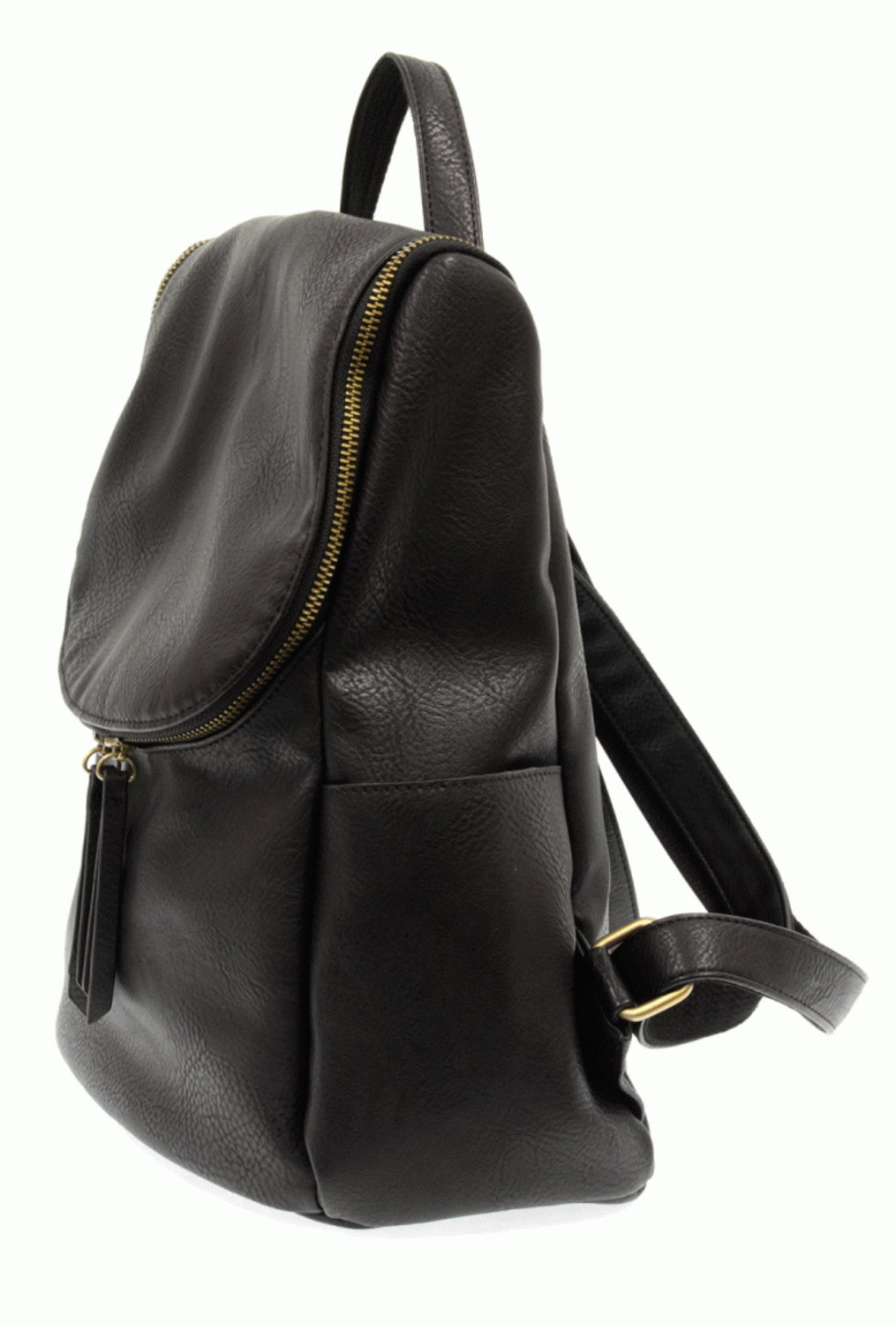 Kerri Vegan Leather Backpack, Black