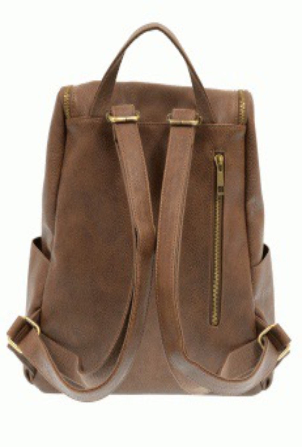Kerri Vegan Leather Backpack, Brown